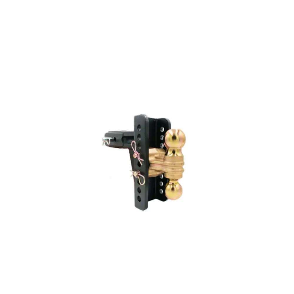 Adjustable Trailer Hitch Ball Mount - Dual 2" Ball - BLUBXH20261